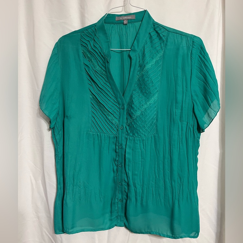Women's Teal Blouse